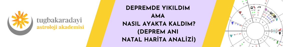 DEPREMDE YIKILDIM AMA NASIL AYAKTA KALDIM? (Deprem Anı Natal Harita Analizi)