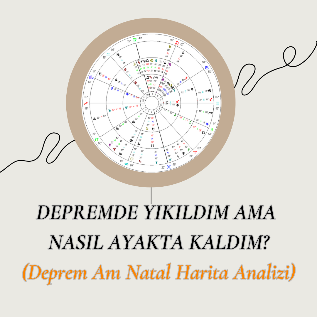 DEPREMDE YIKILDIM AMA NASIL AYAKTA KALDIM? (Deprem Anı Natal Harita Analizi)